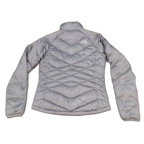 The North Face Silver Gray Puffer Jacket 550 Women's Size Small - Picture 2 of 2